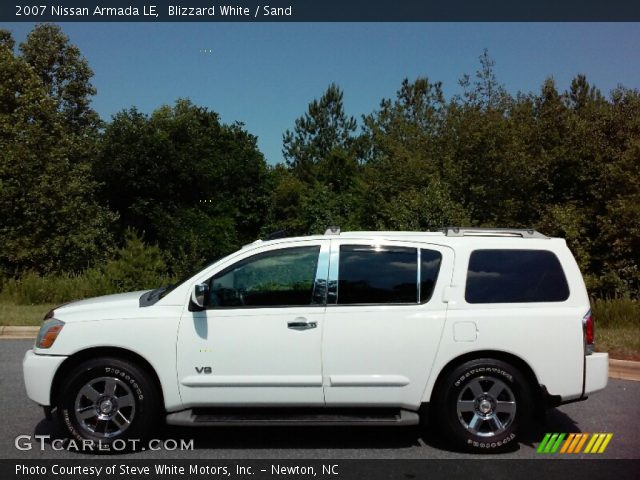 2007 Nissan Armada LE in Blizzard White