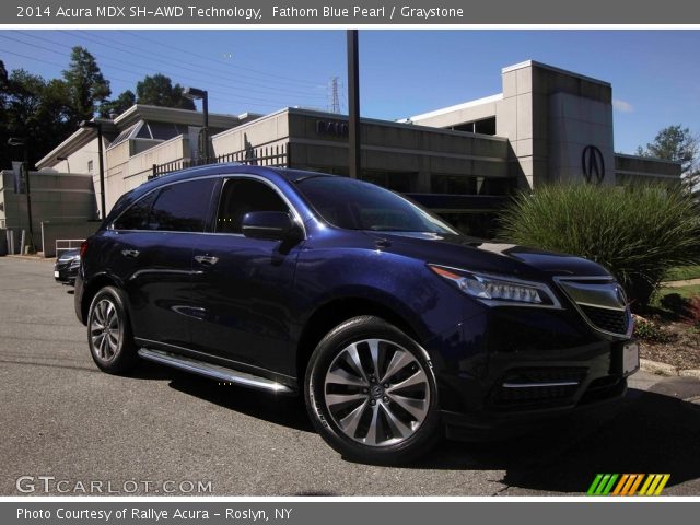 2014 Acura MDX SH-AWD Technology in Fathom Blue Pearl