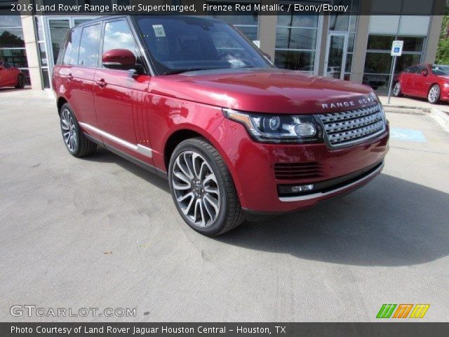 2016 Land Rover Range Rover Supercharged in Firenze Red Metallic