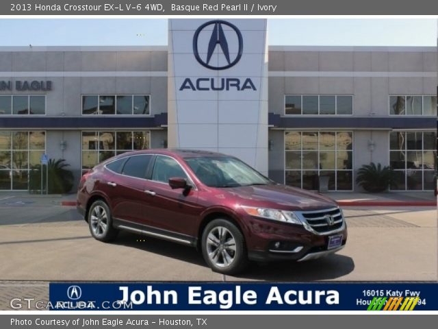 2013 Honda Crosstour EX-L V-6 4WD in Basque Red Pearl II