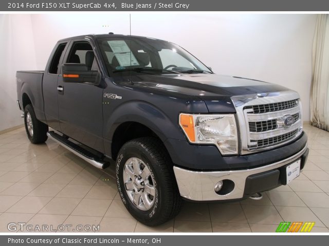 2014 Ford F150 XLT SuperCab 4x4 in Blue Jeans