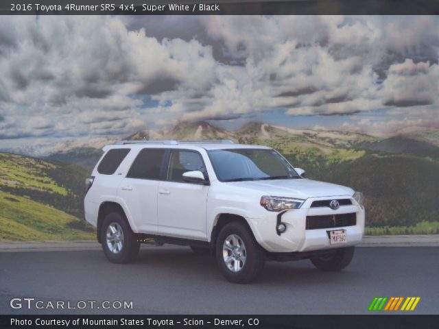 2016 Toyota 4Runner SR5 4x4 in Super White