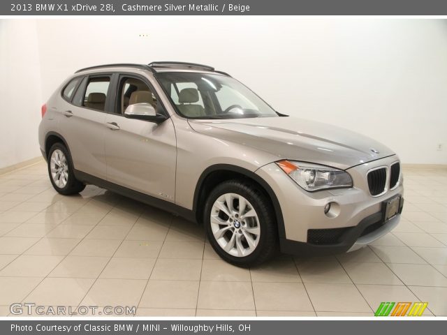 2013 BMW X1 xDrive 28i in Cashmere Silver Metallic