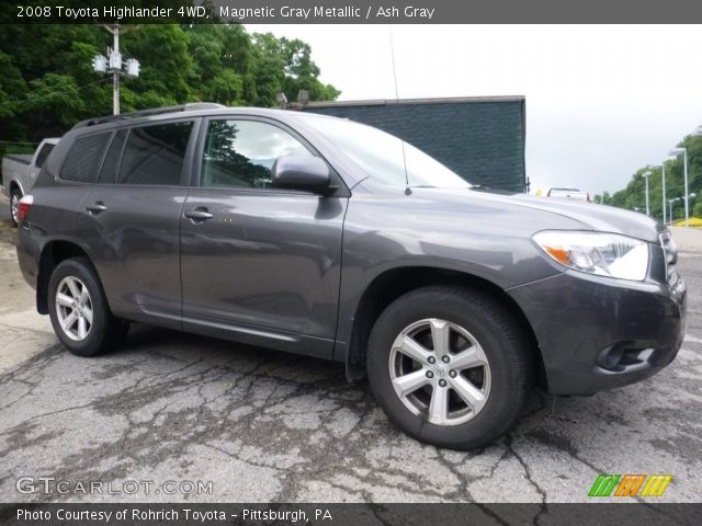 2008 Toyota Highlander 4WD in Magnetic Gray Metallic