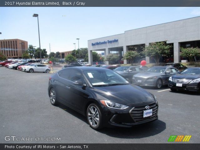 2017 Hyundai Elantra Limited in Black