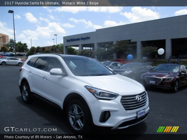 2017 Hyundai Santa Fe Ultimate in Monaco White