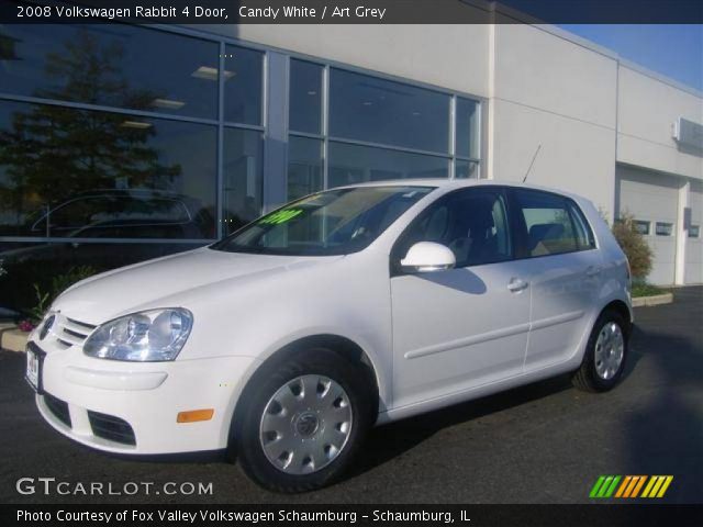 2008 Volkswagen Rabbit 4 Door in Candy White