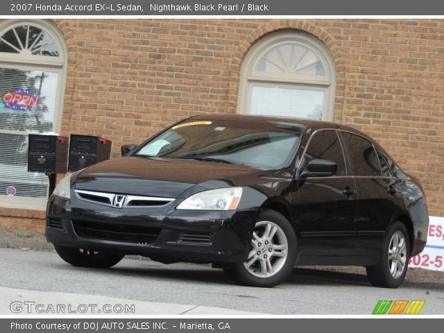 2007 Honda Accord EX-L Sedan in Nighthawk Black Pearl