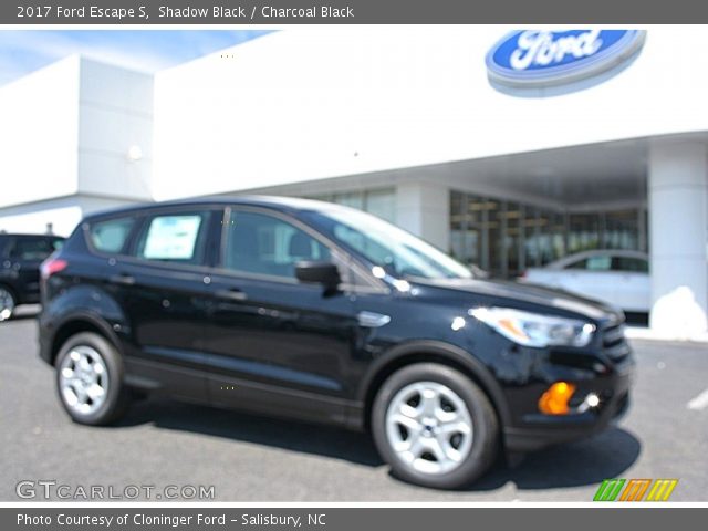 2017 Ford Escape S in Shadow Black