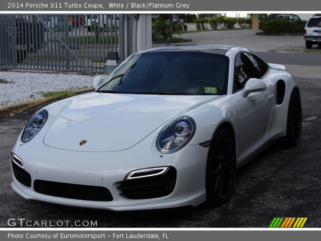 2014 Porsche 911 Turbo Coupe in White