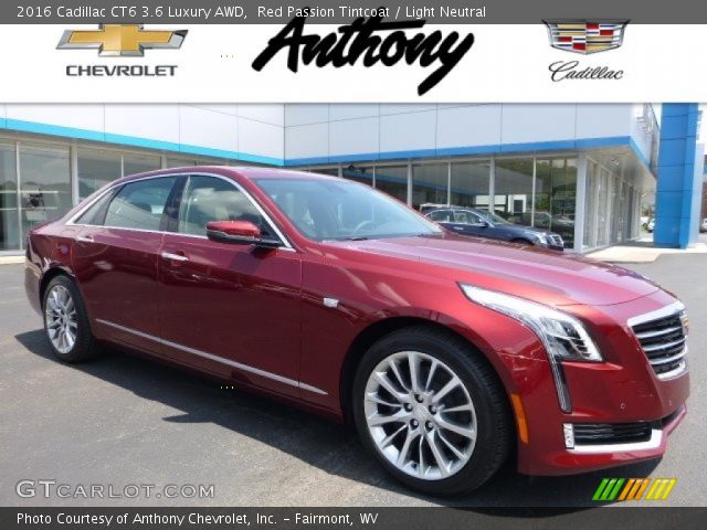 2016 Cadillac CT6 3.6 Luxury AWD in Red Passion Tintcoat