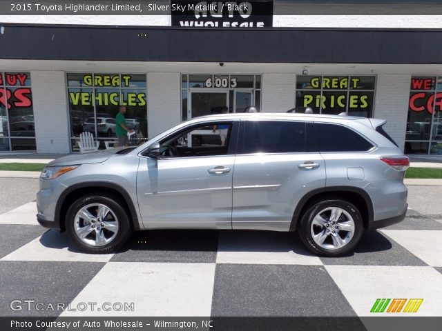 2015 Toyota Highlander Limited in Silver Sky Metallic