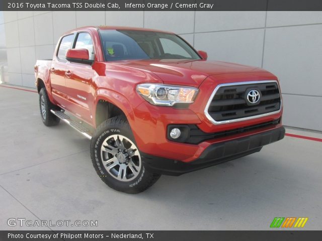 2016 Toyota Tacoma TSS Double Cab in Inferno Orange