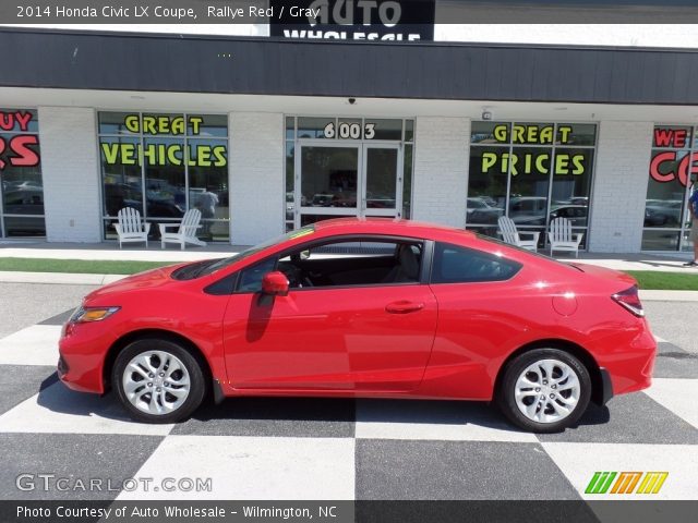2014 Honda Civic LX Coupe in Rallye Red