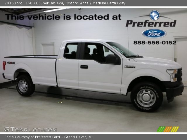 2016 Ford F150 XL SuperCab 4x4 in Oxford White