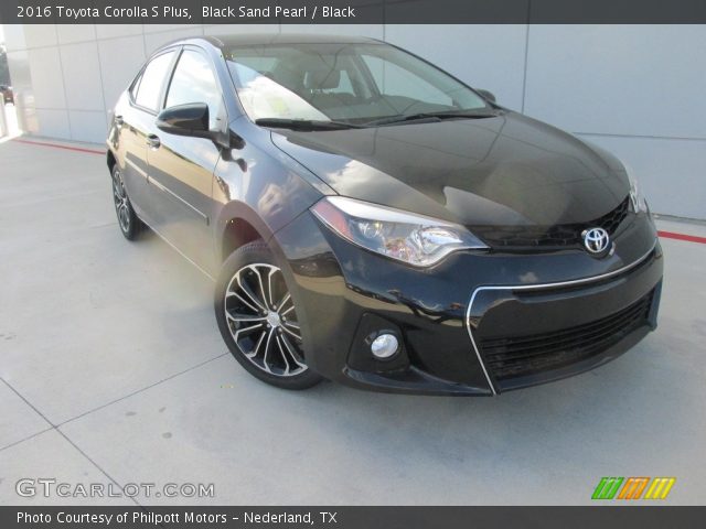 2016 Toyota Corolla S Plus in Black Sand Pearl