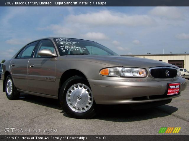 2002 Buick Century Limited in Light Sandrift Metallic