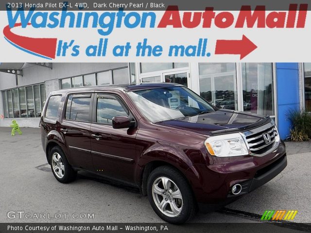 2013 Honda Pilot EX-L 4WD in Dark Cherry Pearl