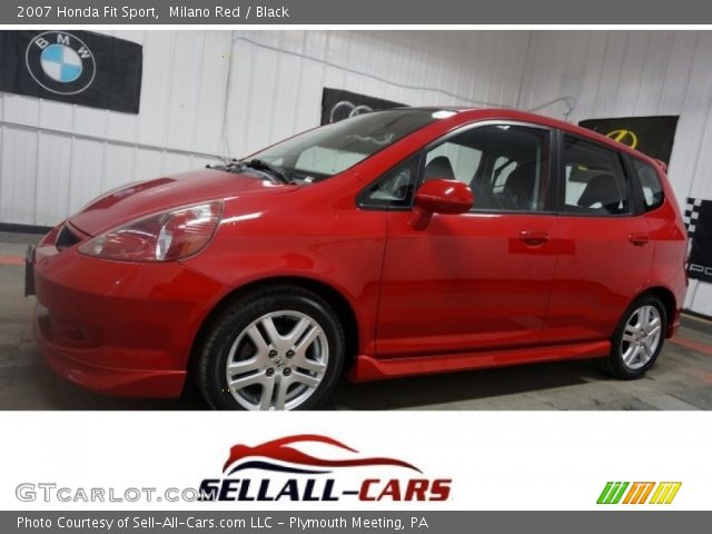 2007 Honda Fit Sport in Milano Red