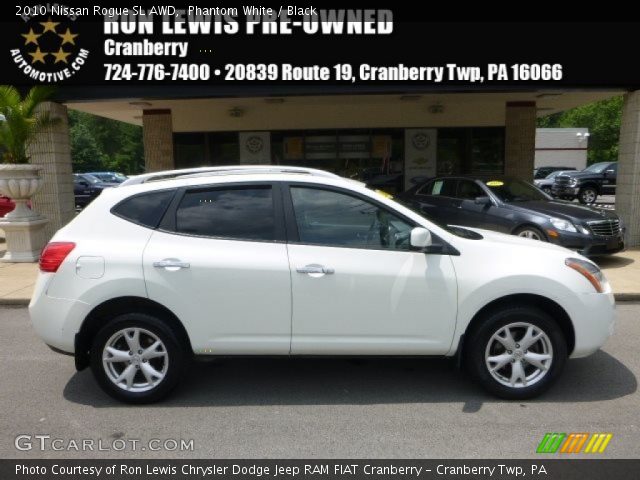 2010 Nissan Rogue SL AWD in Phantom White