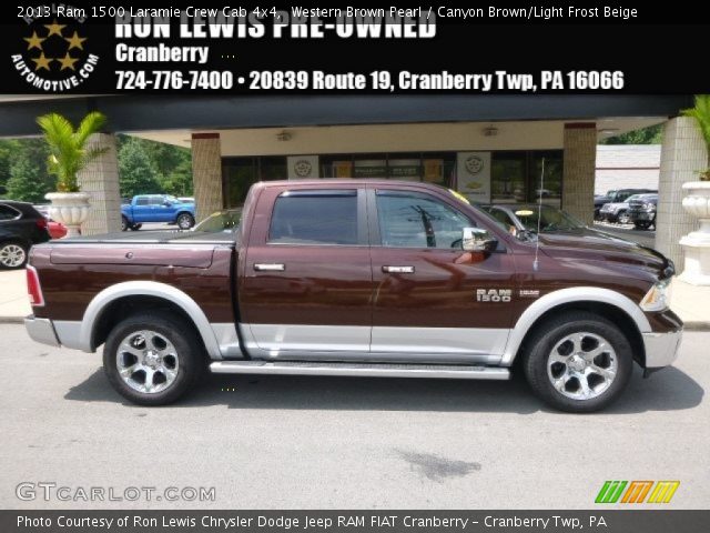 2013 Ram 1500 Laramie Crew Cab 4x4 in Western Brown Pearl