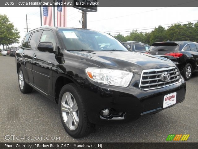 2009 Toyota Highlander Limited 4WD in Black