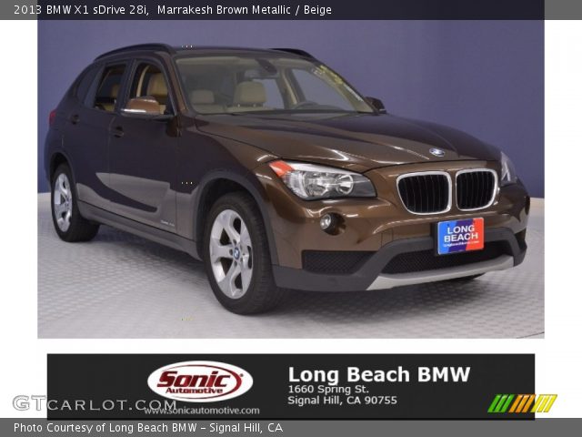 2013 BMW X1 sDrive 28i in Marrakesh Brown Metallic