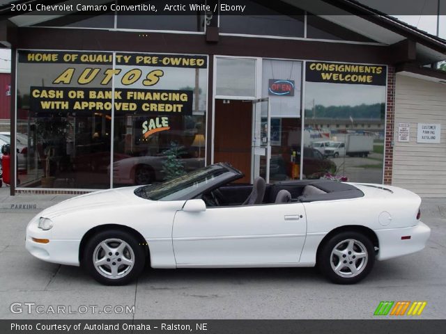 2001 Chevrolet Camaro Convertible in Arctic White