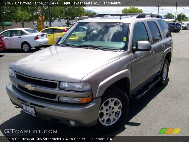 2002 Chevrolet Tahoe Z71 4x4 in Light Pewter Metallic