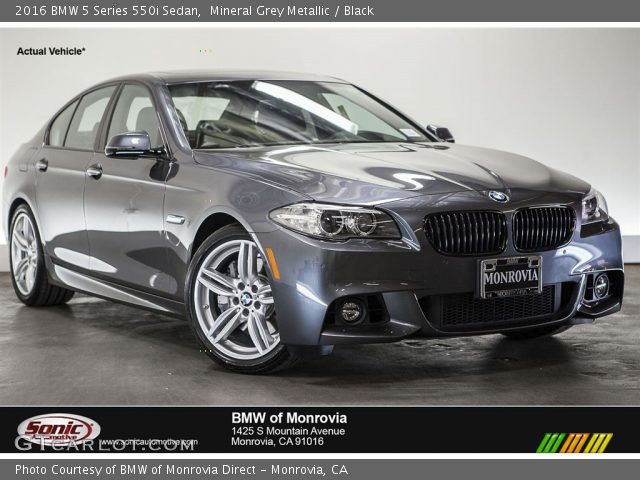 2016 BMW 5 Series 550i Sedan in Mineral Grey Metallic