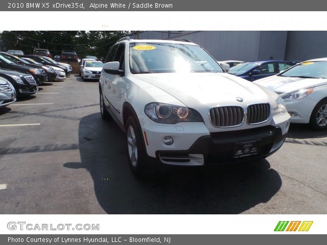 2010 BMW X5 xDrive35d in Alpine White