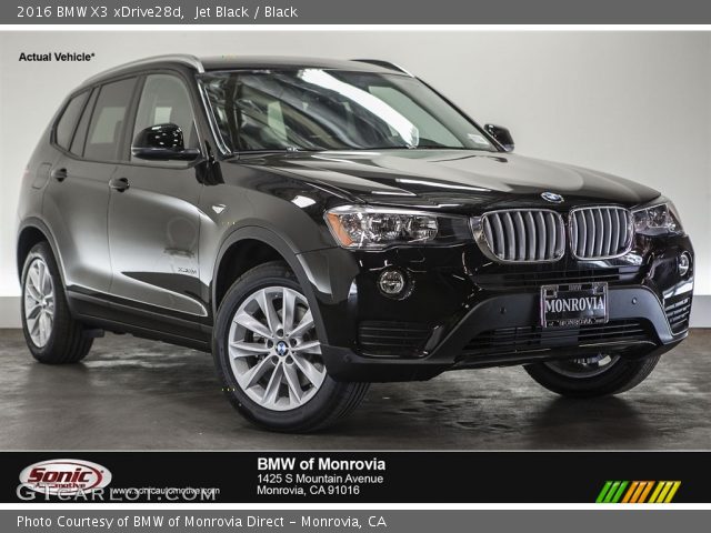 2016 BMW X3 xDrive28d in Jet Black