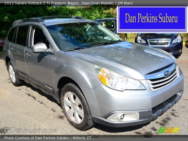 2011 Subaru Outback 2.5i Premium Wagon in Steel Silver Metallic
