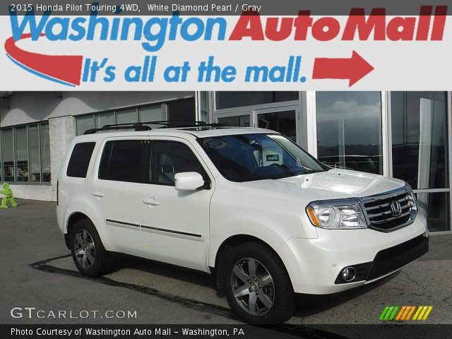 2015 Honda Pilot Touring 4WD in White Diamond Pearl