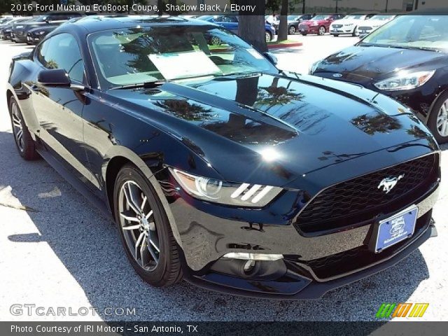 2016 Ford Mustang EcoBoost Coupe in Shadow Black