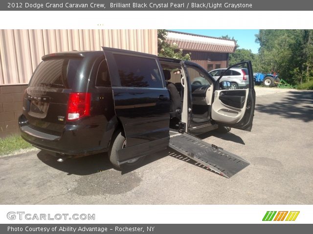 2012 Dodge Grand Caravan Crew in Brilliant Black Crystal Pearl