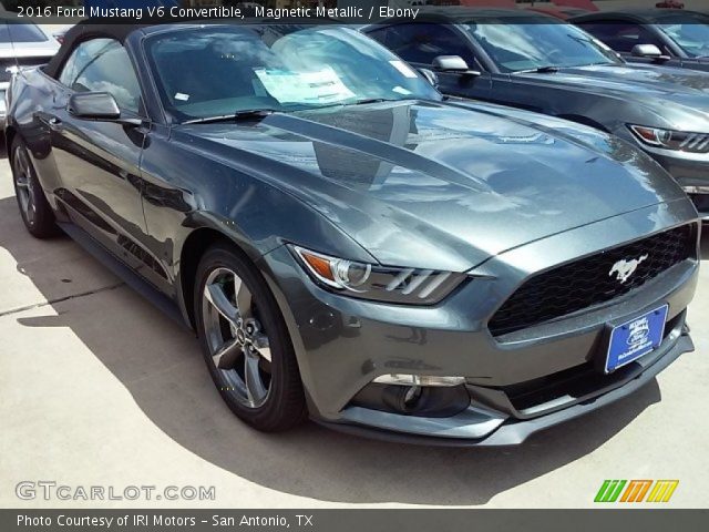 2016 Ford Mustang V6 Convertible in Magnetic Metallic