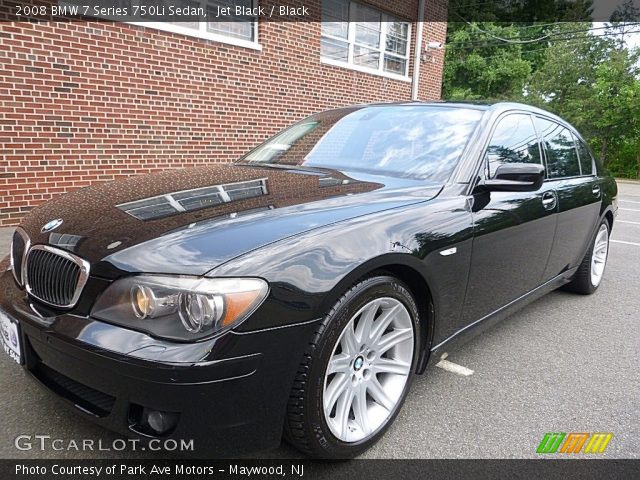 2008 BMW 7 Series 750Li Sedan in Jet Black