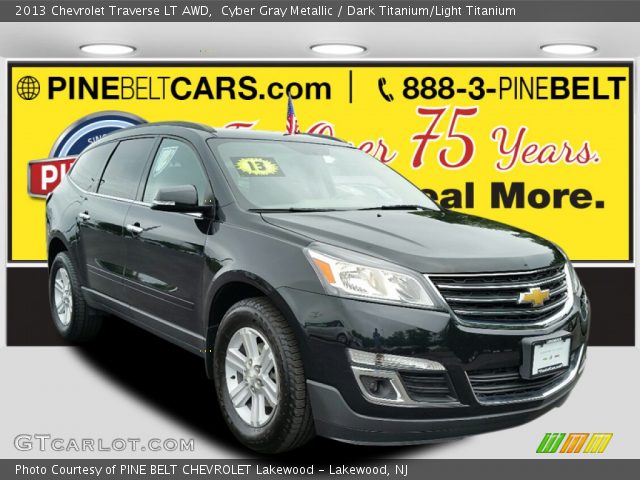 2013 Chevrolet Traverse LT AWD in Cyber Gray Metallic