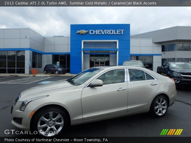 2013 Cadillac ATS 2.0L Turbo AWD in Summer Gold Metallic