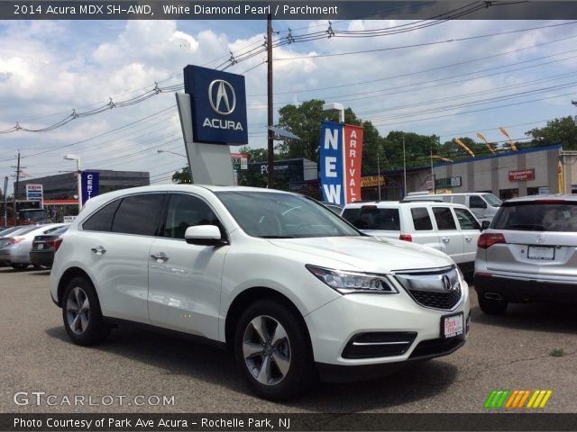 2014 Acura MDX SH-AWD in White Diamond Pearl