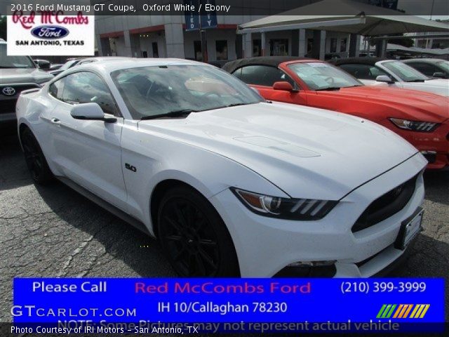 2016 Ford Mustang GT Coupe in Oxford White