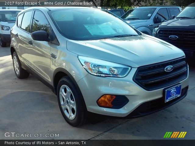 2017 Ford Escape S in White Gold