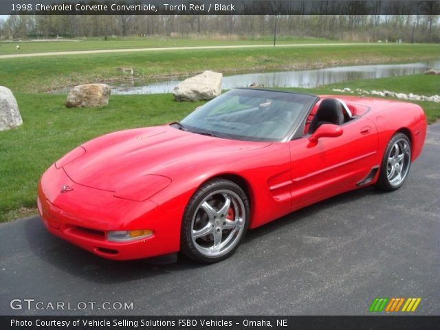 1998 Chevrolet Corvette Convertible in Torch Red