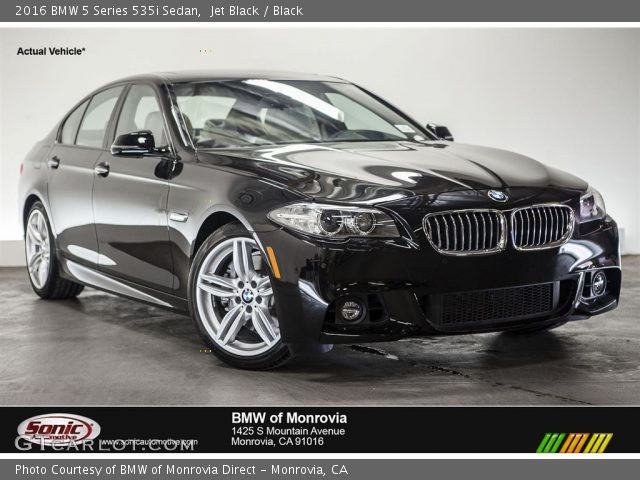 2016 BMW 5 Series 535i Sedan in Jet Black