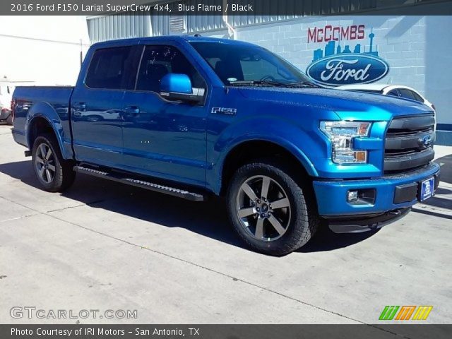 2016 Ford F150 Lariat SuperCrew 4x4 in Blue Flame