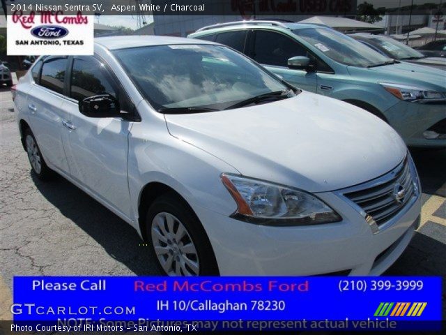 2014 Nissan Sentra SV in Aspen White