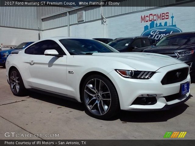 2017 Ford Mustang GT Premium Coupe in White Platinum