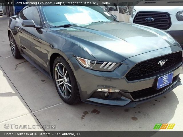 2016 Ford Mustang EcoBoost Coupe in Magnetic Metallic