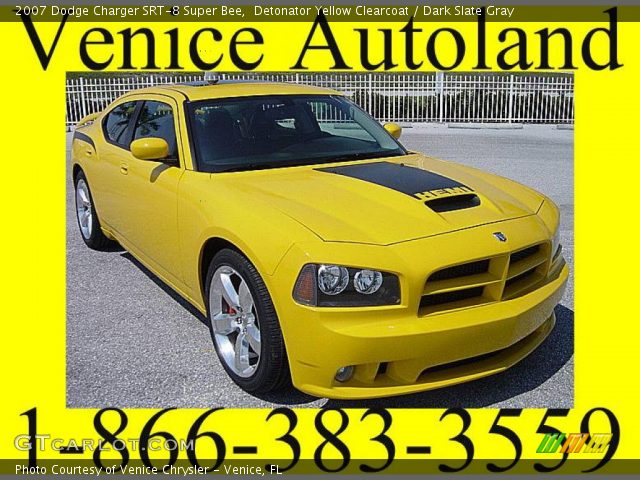 2007 Dodge Charger SRT-8 Super Bee in Detonator Yellow Clearcoat